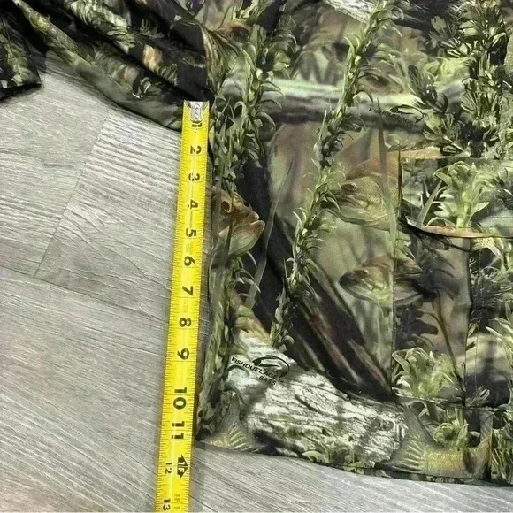 Paramount Outdoors Mens Fishouflage Bass Shorts Fish Print Cargo Pockets Small - Picture 10 of 13